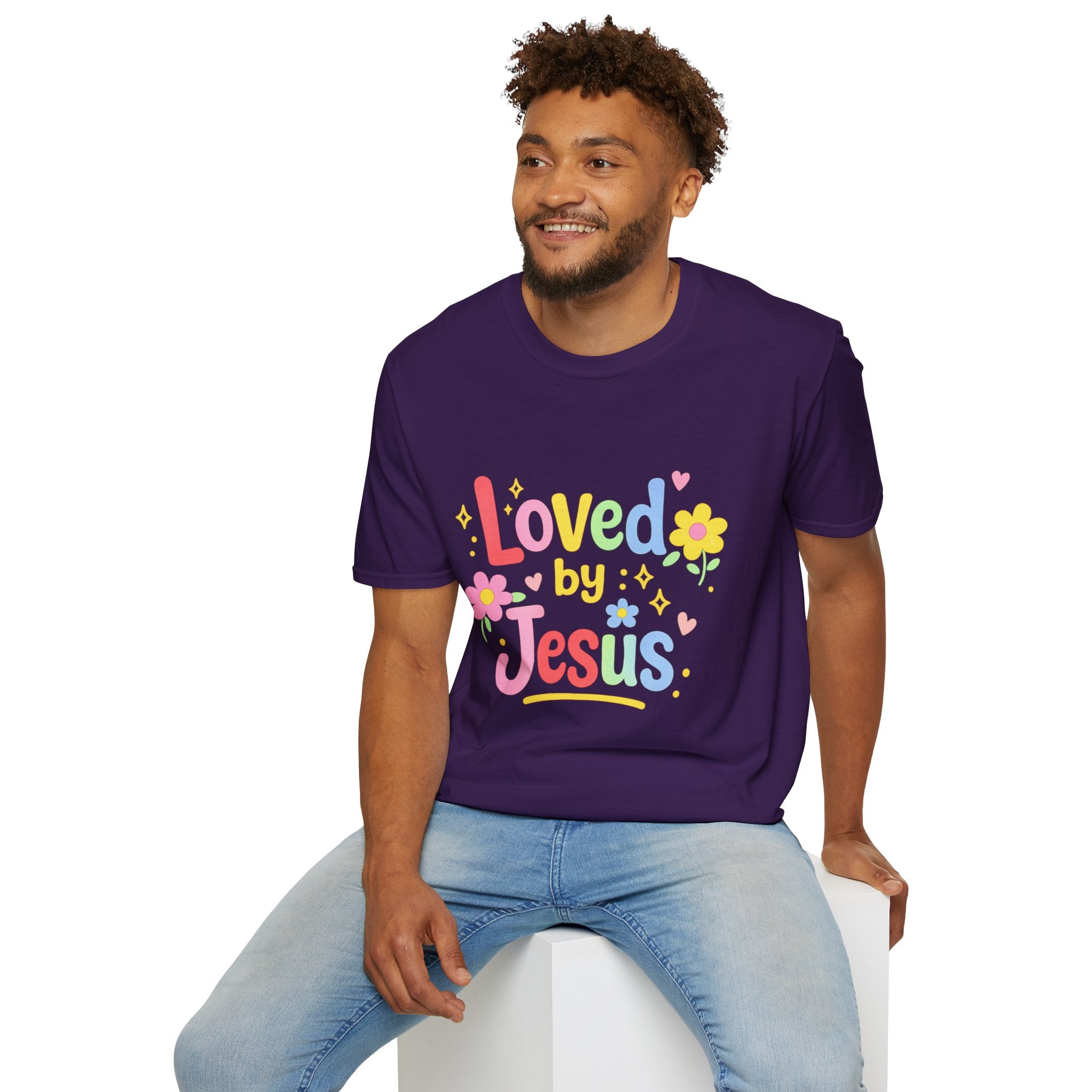 Loved by Jesus Colorful T-Shirt