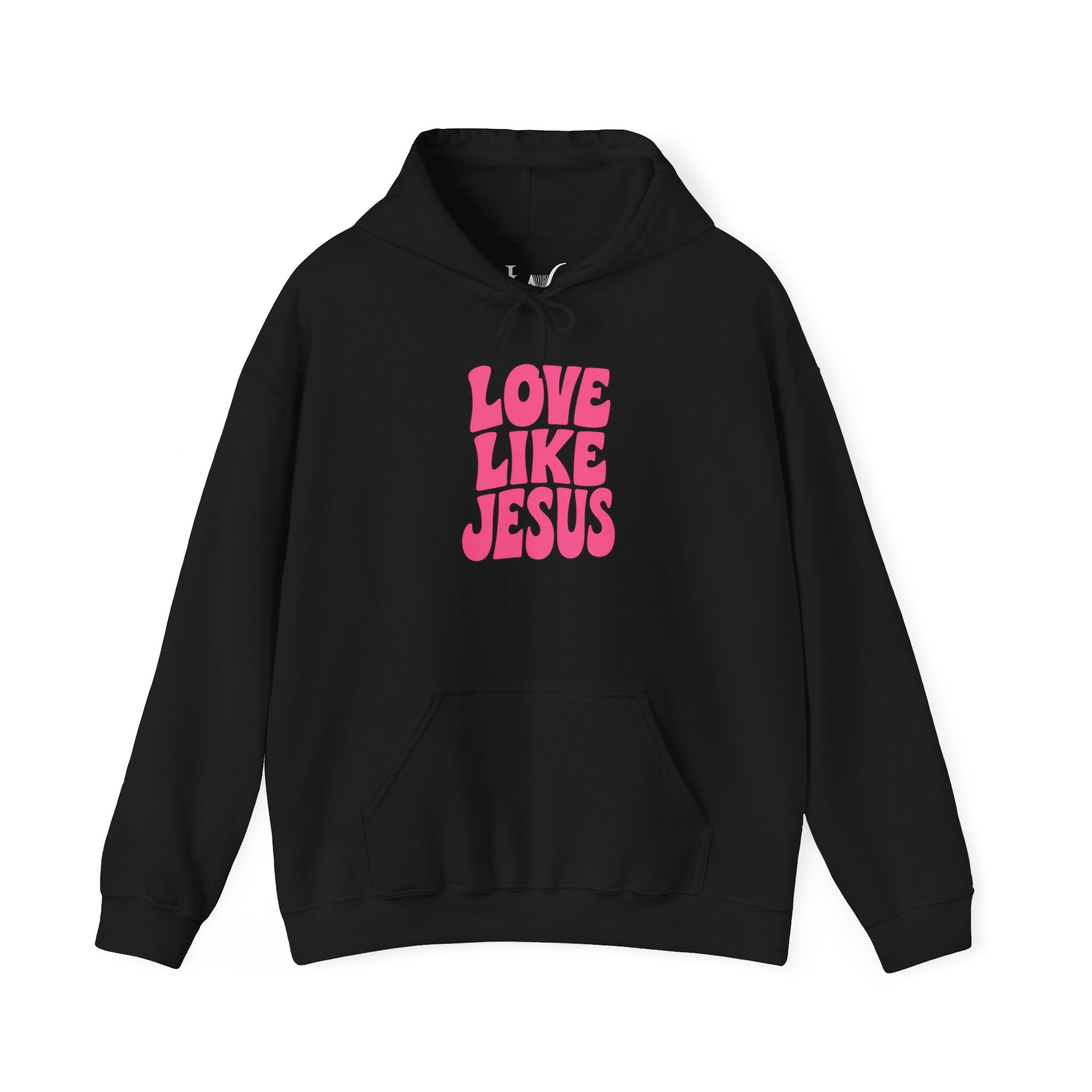 Love Like Jesus Groovy Hoodie Pullover