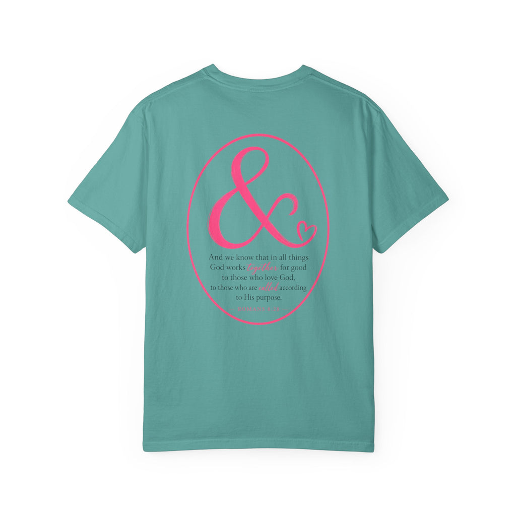 Ampersand Heart T-Shirt — Romans 8:28 Tee