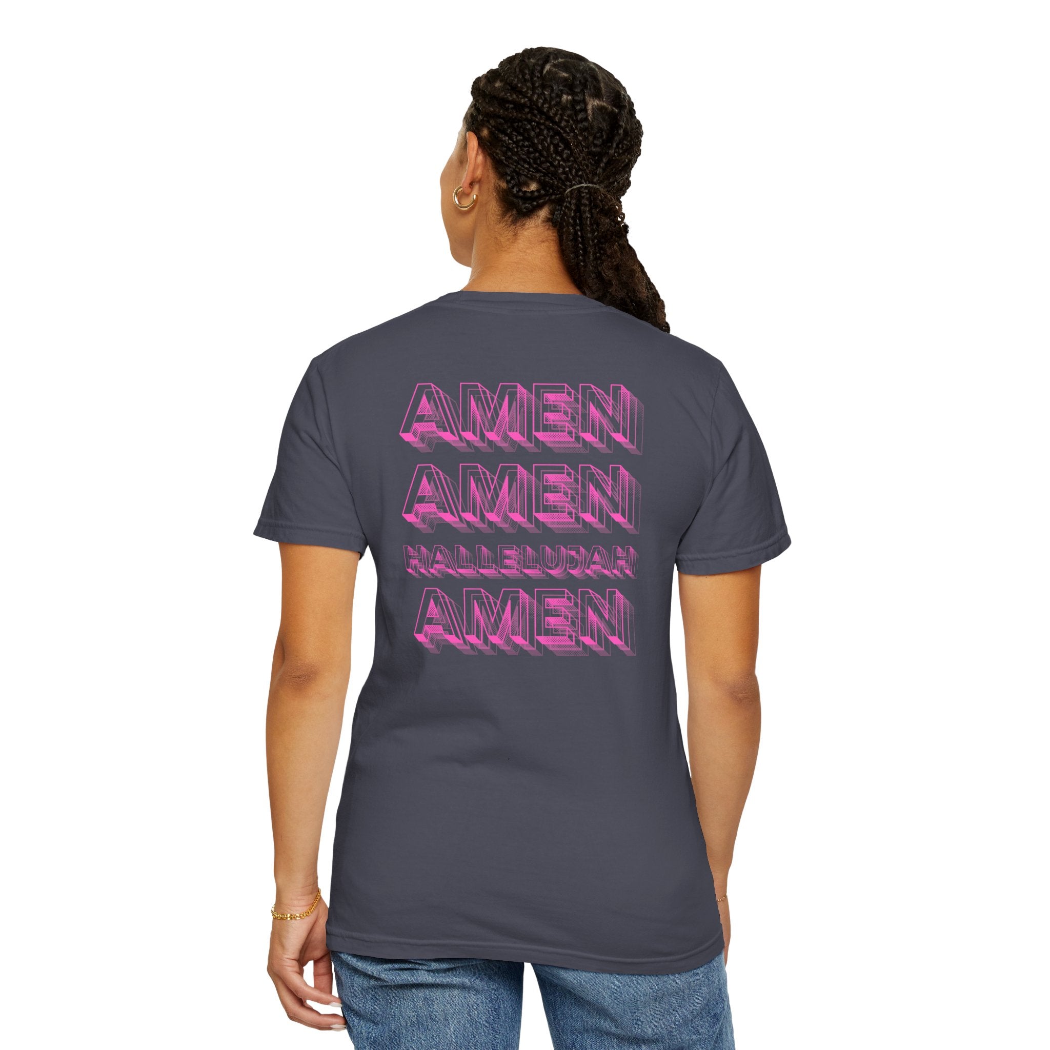 Amen Amen Hallelujah Amen Psalms 150:6 Graphic T-Shirt