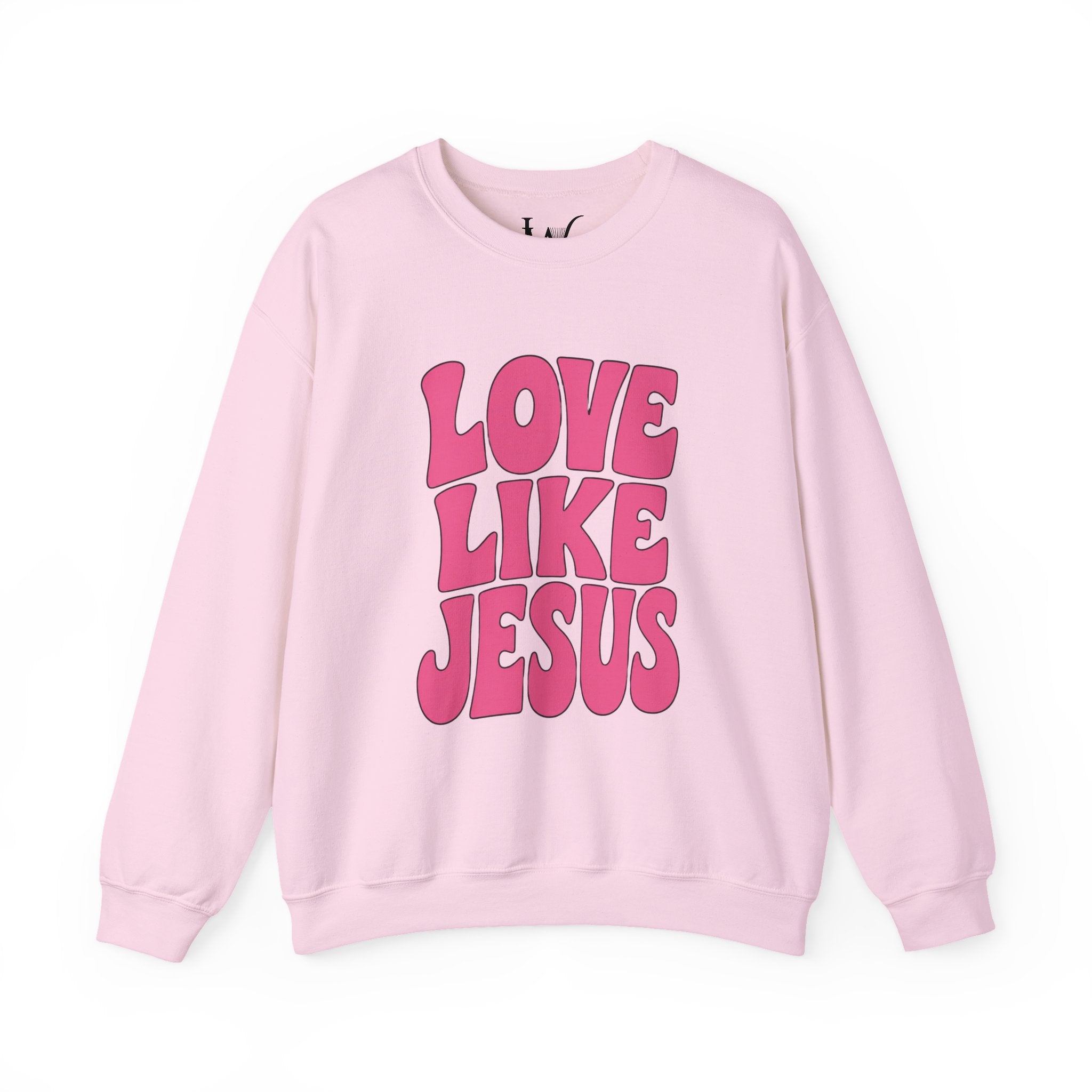 Love Like Jesus Groovy Sweatshirt