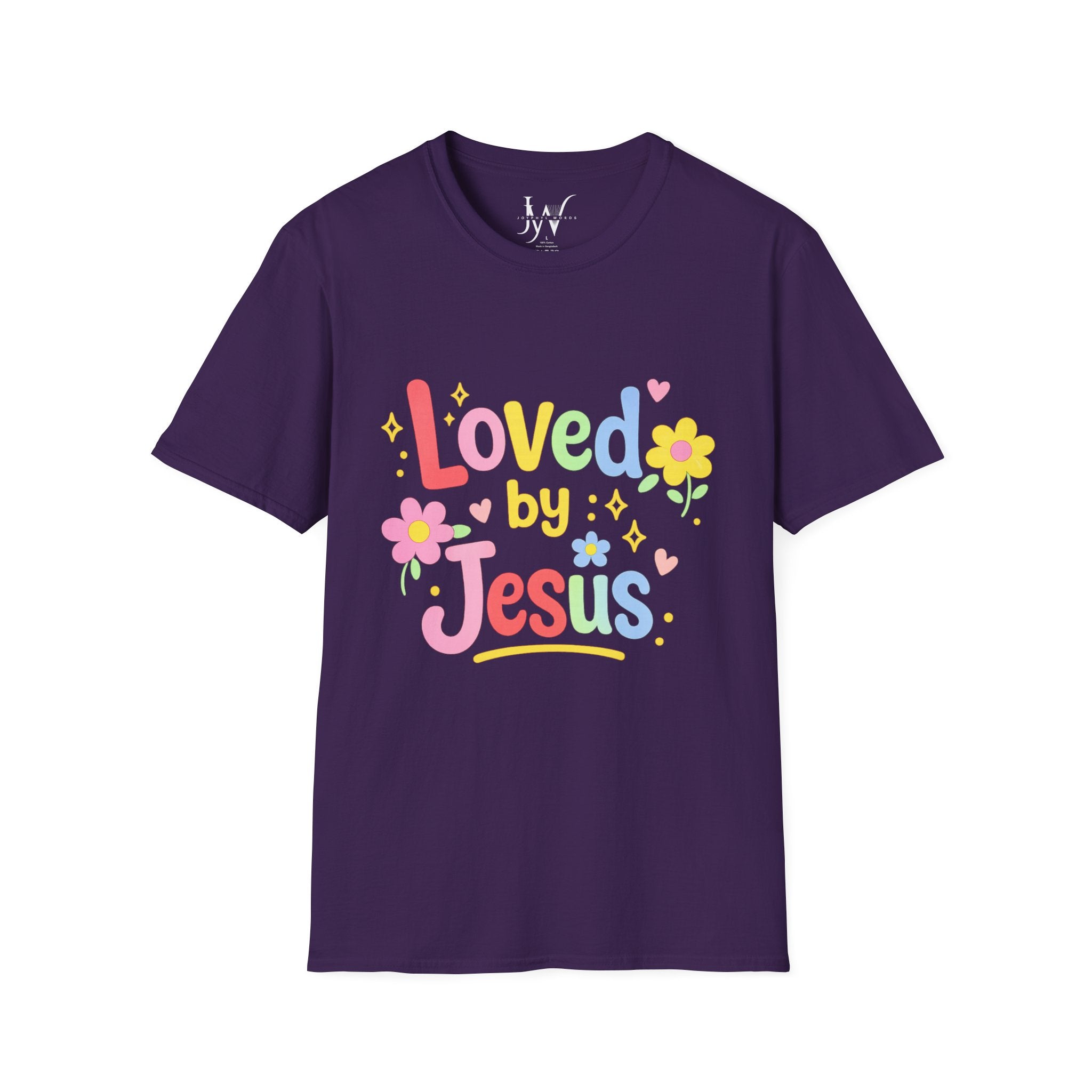 Loved by Jesus Colorful T-Shirt