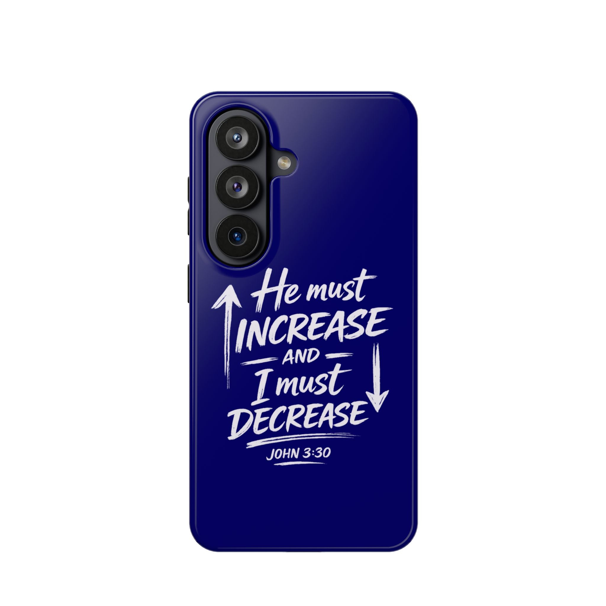 Phone Case — "He Must Increase and I Must Decrease John 3:30" Colorful Magnetic Impact-Resistant Case
