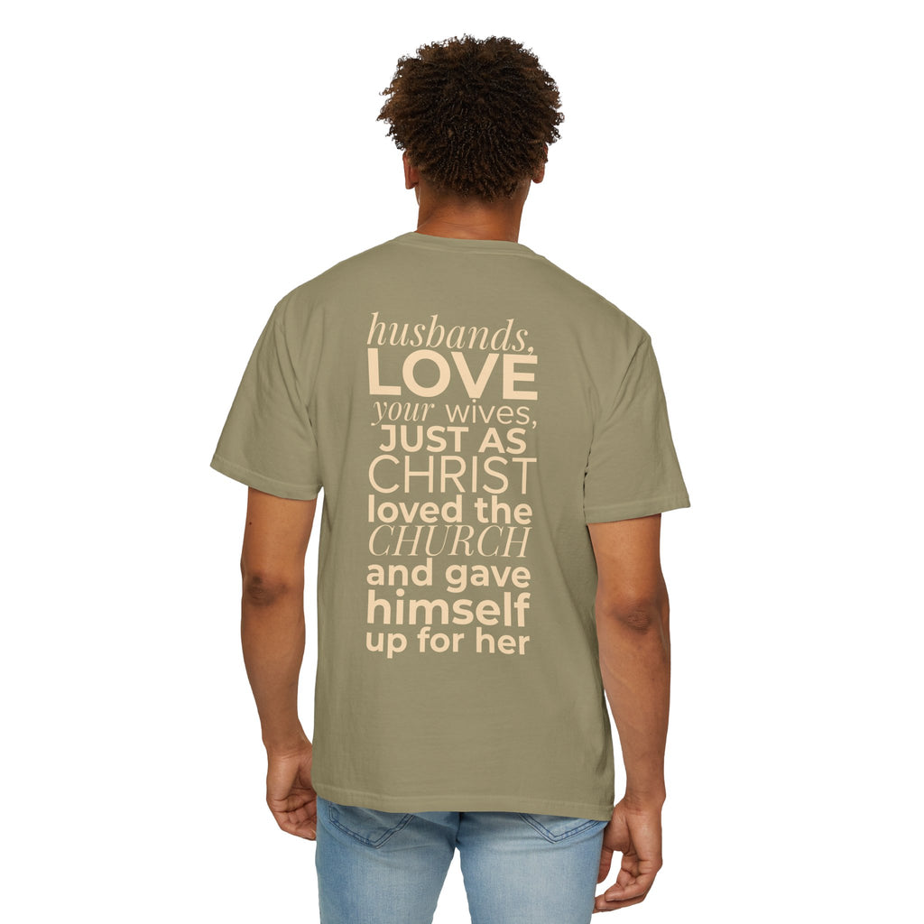 Ephesians 5:25 Scripture T-Shirt — Husbands, Love Your Wives