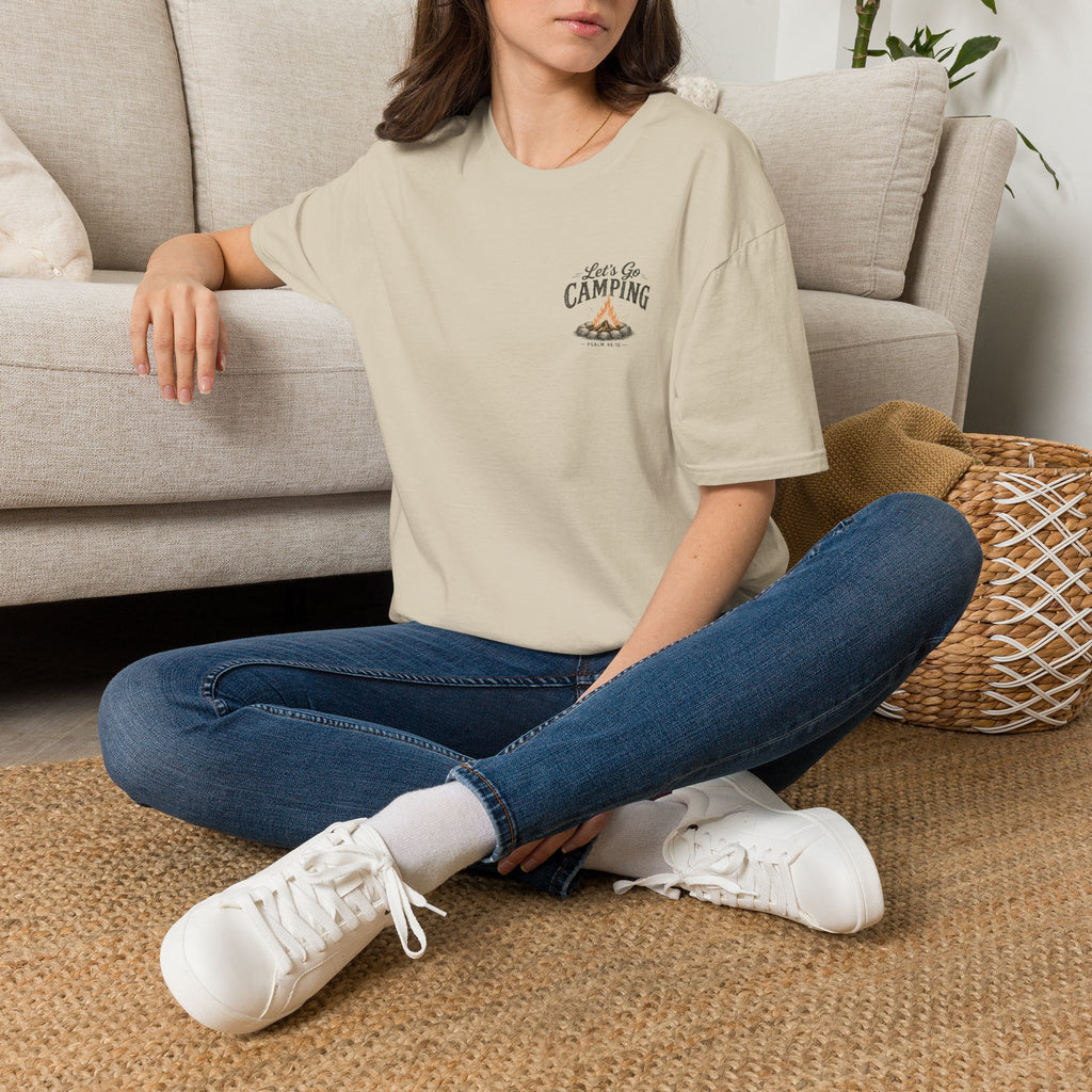 Camp More Worry Less T-Shirt - Psalm 46:10