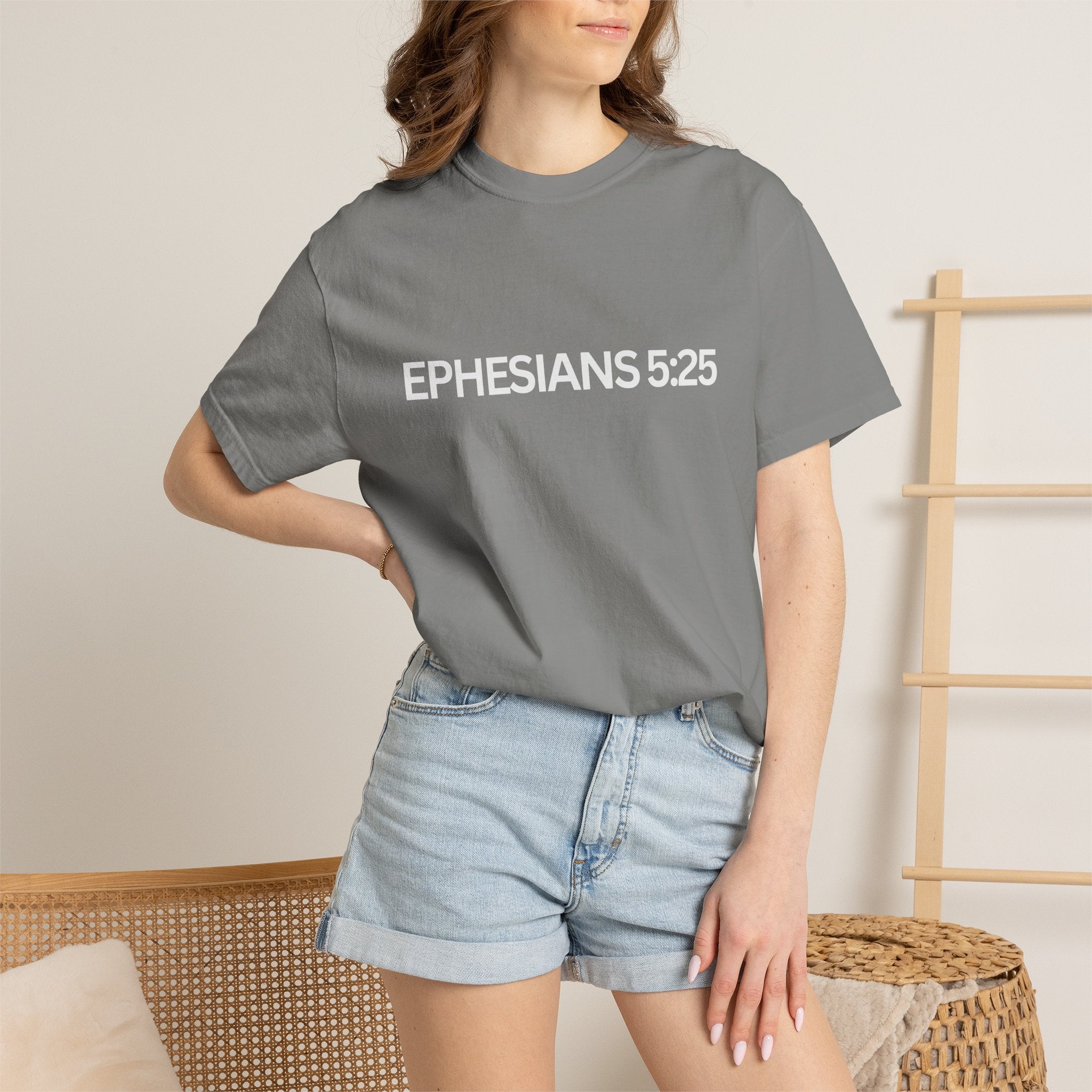 Ephesians 5:25 Scripture T-Shirt — Husbands, Love Your Wives