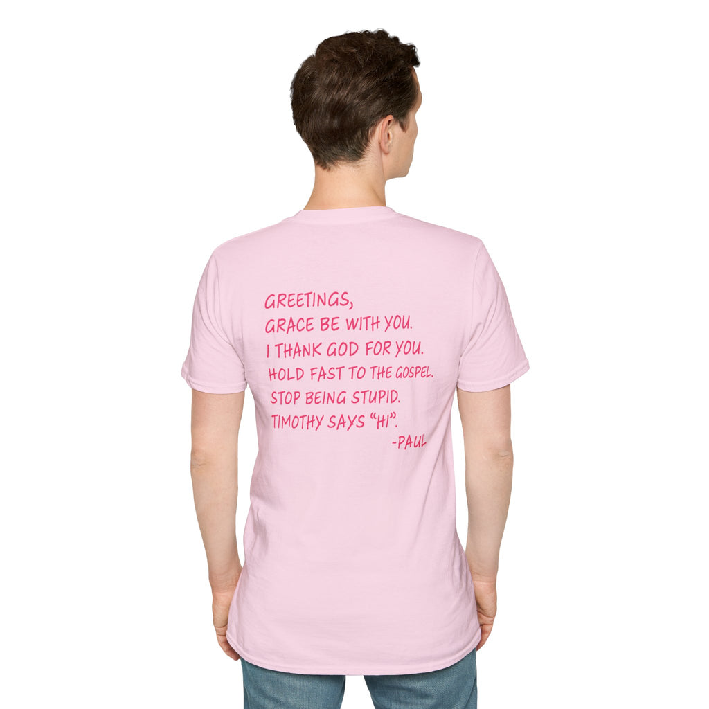 If Paul Were Here We’d Be Getting a Letter T-Shirt — Funny Vintage Postal Stamp Tee