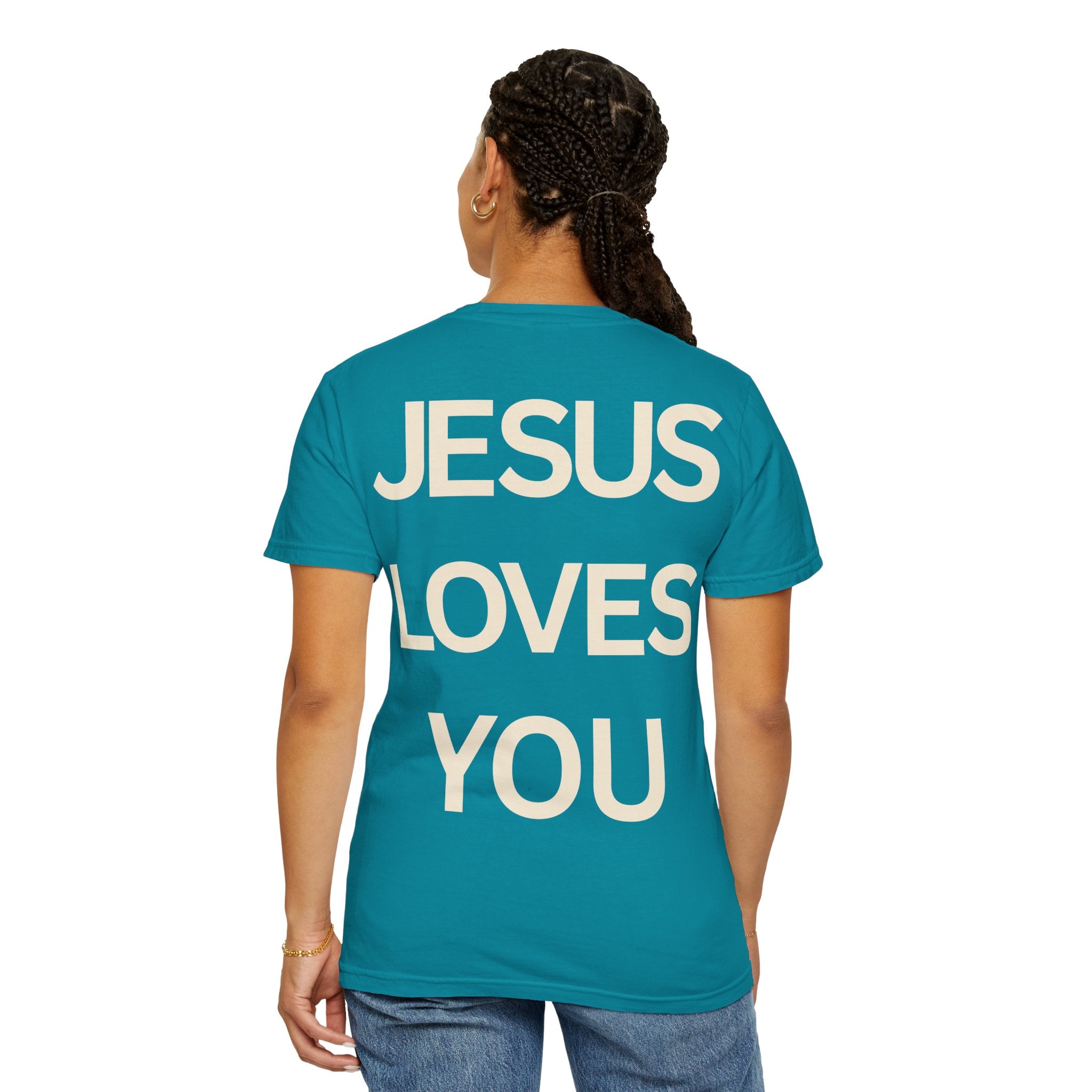 Jesus Loves You Romans 5:8 T-Shirt