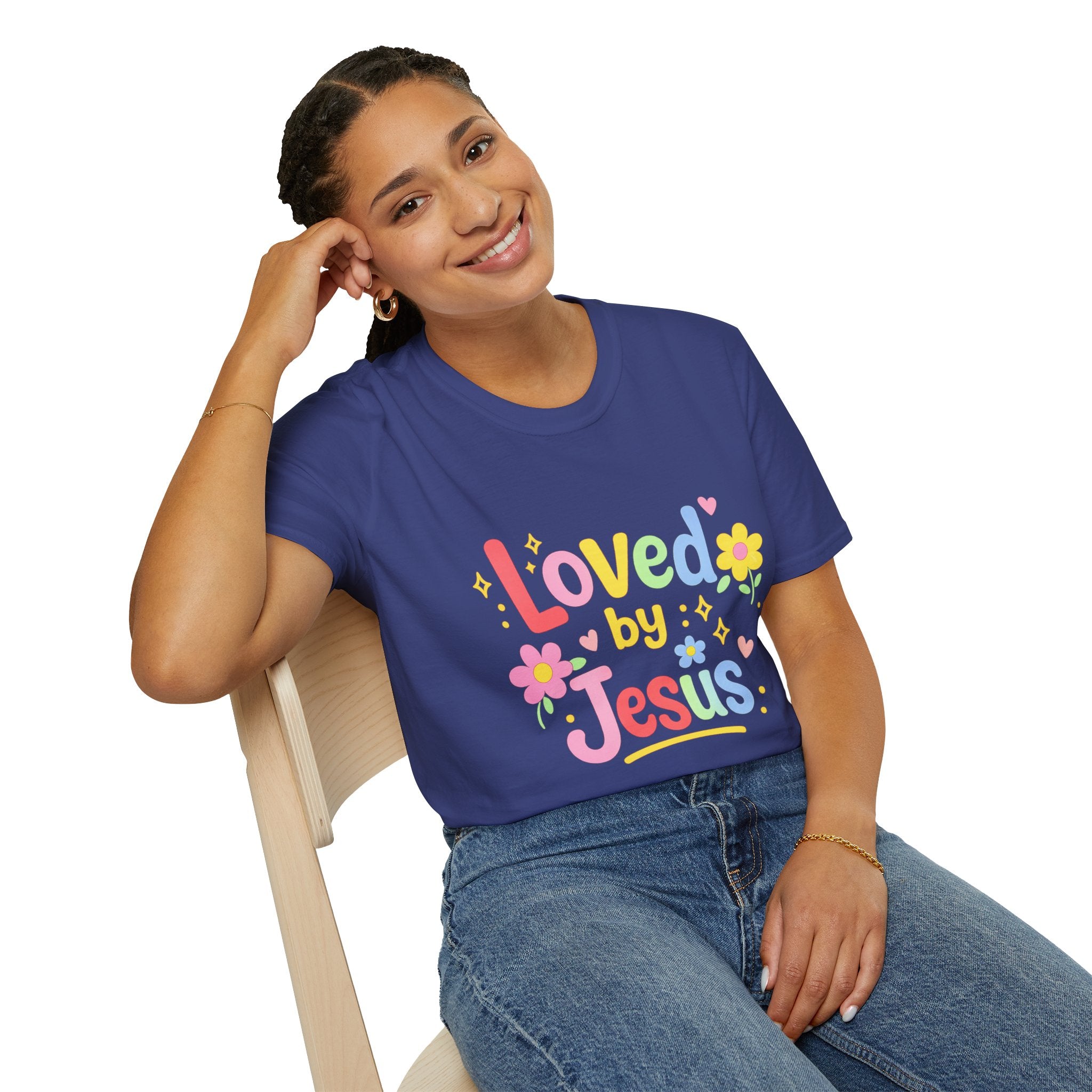 Loved by Jesus Colorful T-Shirt