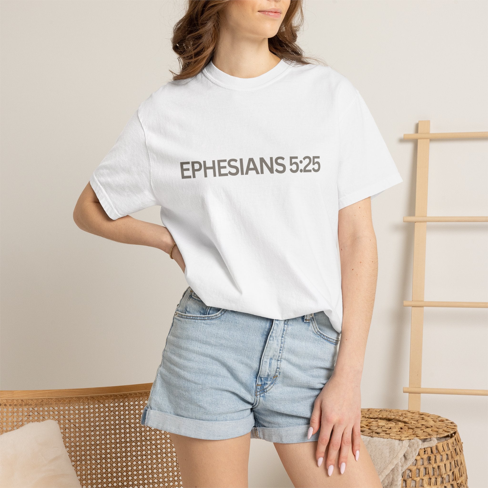 Ephesians 5:25 Scripture T-Shirt — Husbands, Love Your Wives