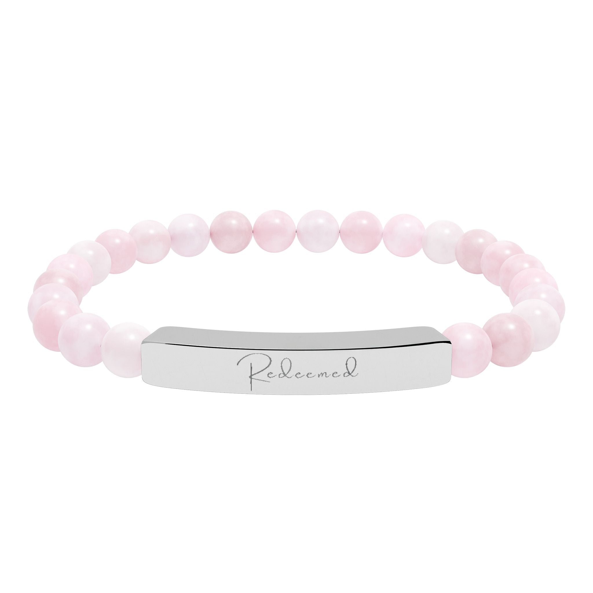 Natural Stone Stretch Bar Bracelet — Redeemed