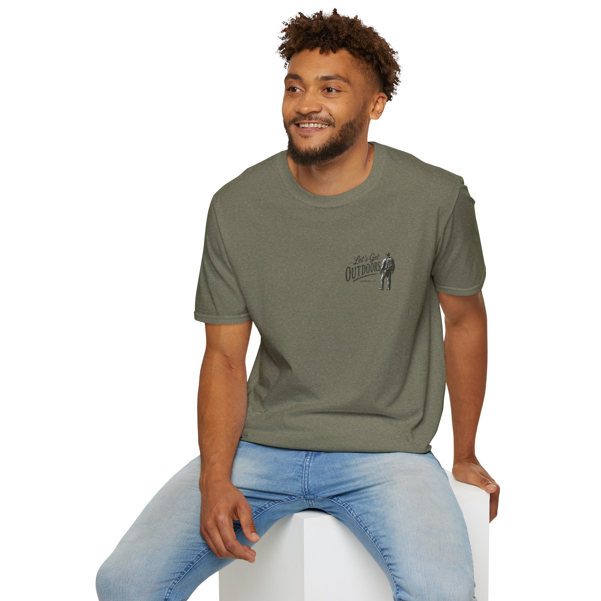 Hike Mountains Graphic — Romans 1:20 Tee