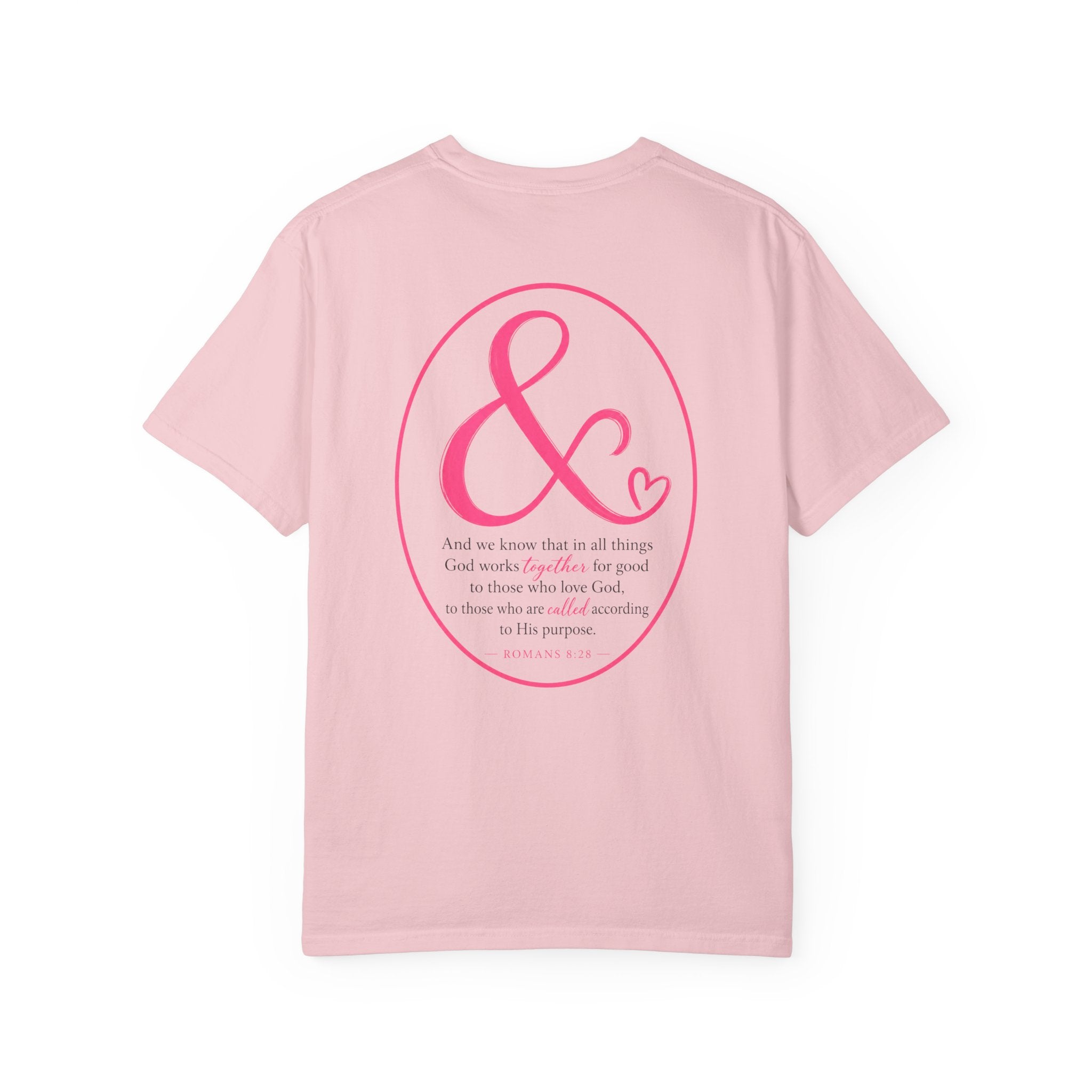 Ampersand Heart T-Shirt — Romans 8:28 Tee