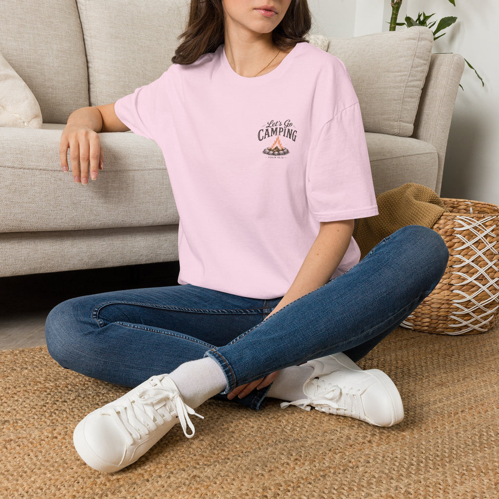 Camp More Worry Less T-Shirt - Psalm 46:10